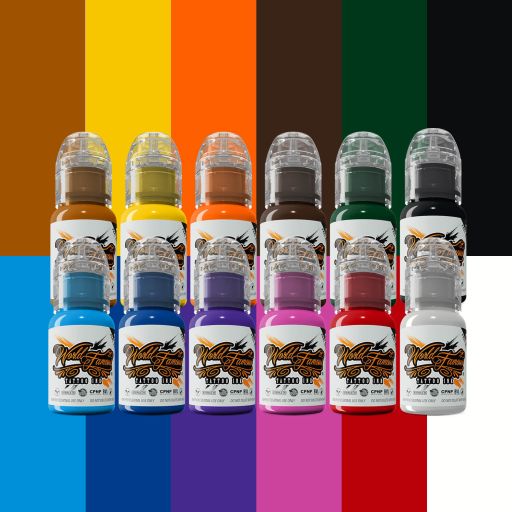 Simple Color 6 Set — World Famous Tattoo Ink — Набор красок для тату