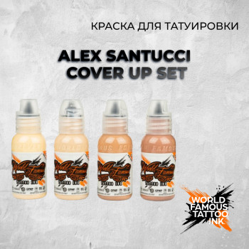 Alex Santucci Cover Up Set  — World Famous Tattoo Ink — Набор красок для тату