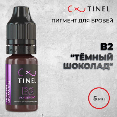 B2 Тёмный шоколад — Tinel — Пигменты для бровей