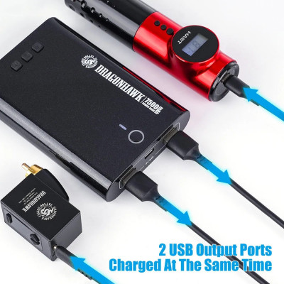 Dragonhawk Portable (powerbank) — Блок питания для тату машин