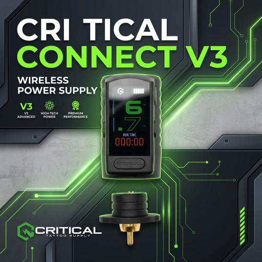 Беспроводная батарея Critical Connect V3 Battery с RCA для тату-машинок